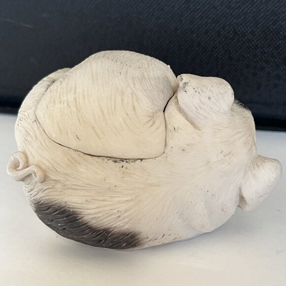 Stone Critters Critter Keeper Trinket Box Mother Pig and Piglets Resin Figurine - Picture 7 of 12